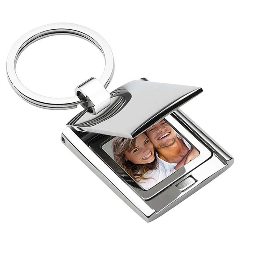 Keychain with Photo frame Engraved